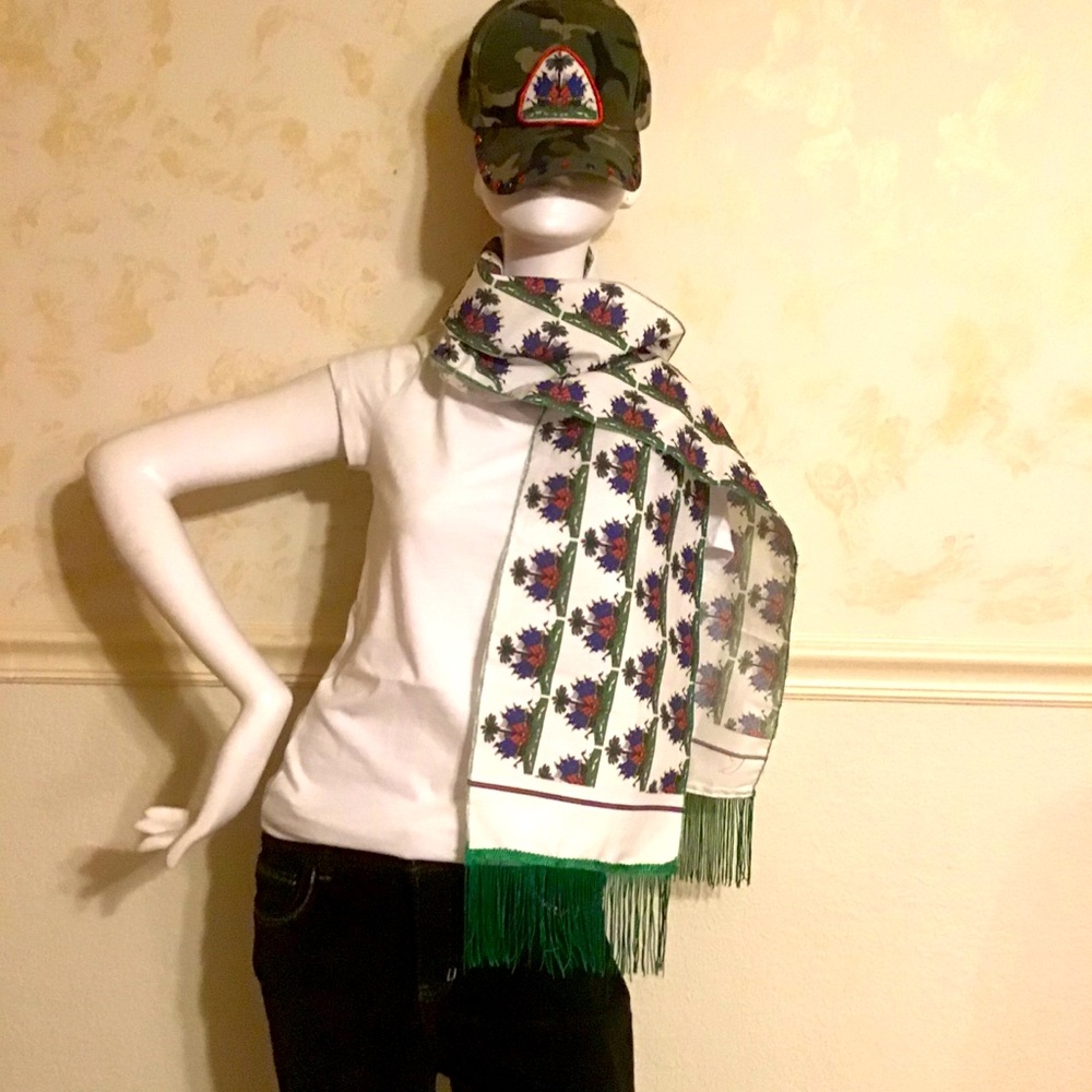 COPY - Haitian Scarf Rich Colors Unique Size 60”x…